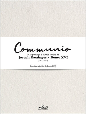 cover image of Communio